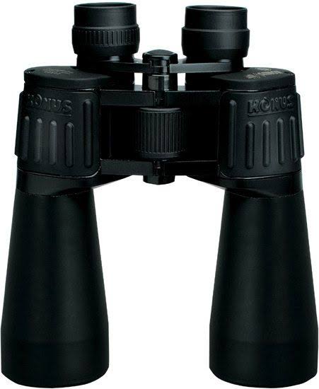 Konus Binoculars Giant 20x-60 Porro Prism Rubber Armored Central Focus Black 2125