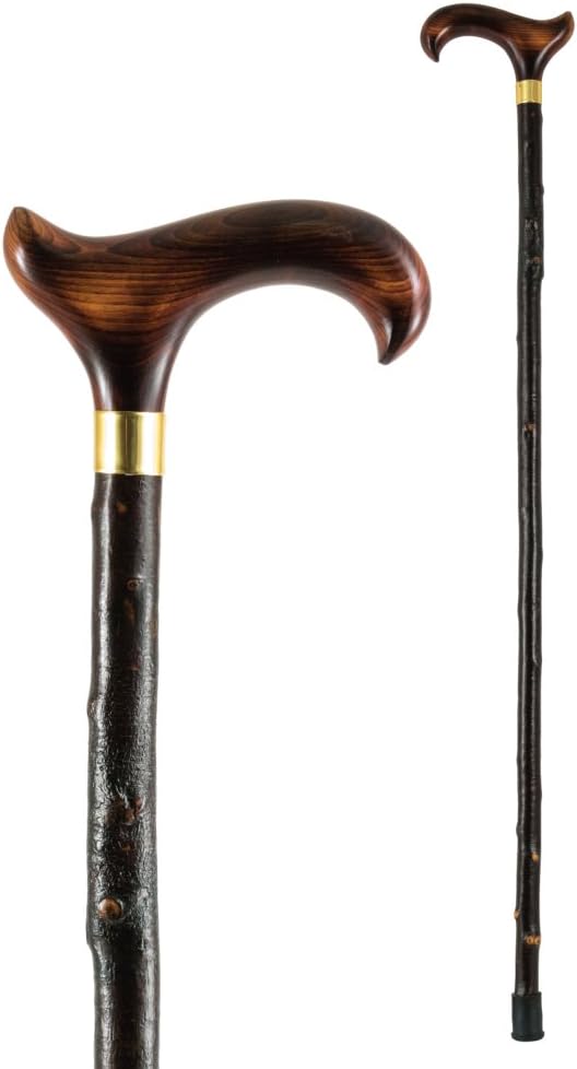 Country Derby Cane on a Blackthorn Shaft