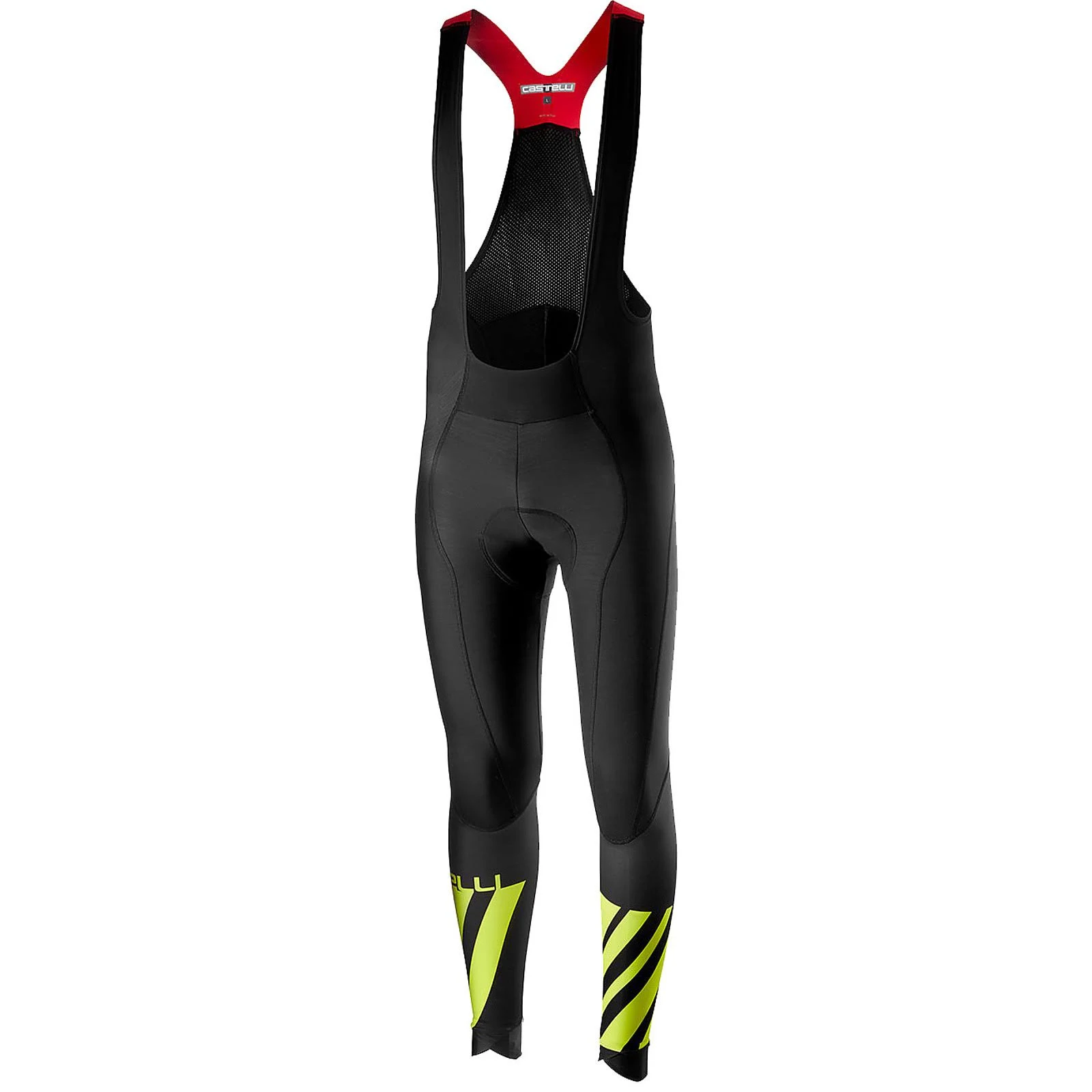 Castelli LW Bibtight - Black/Yellow Fluo - S