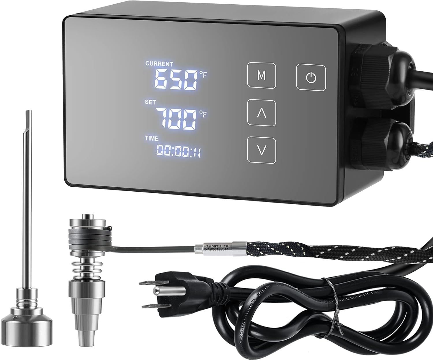 Digital Temperature Controller, Black, 110V