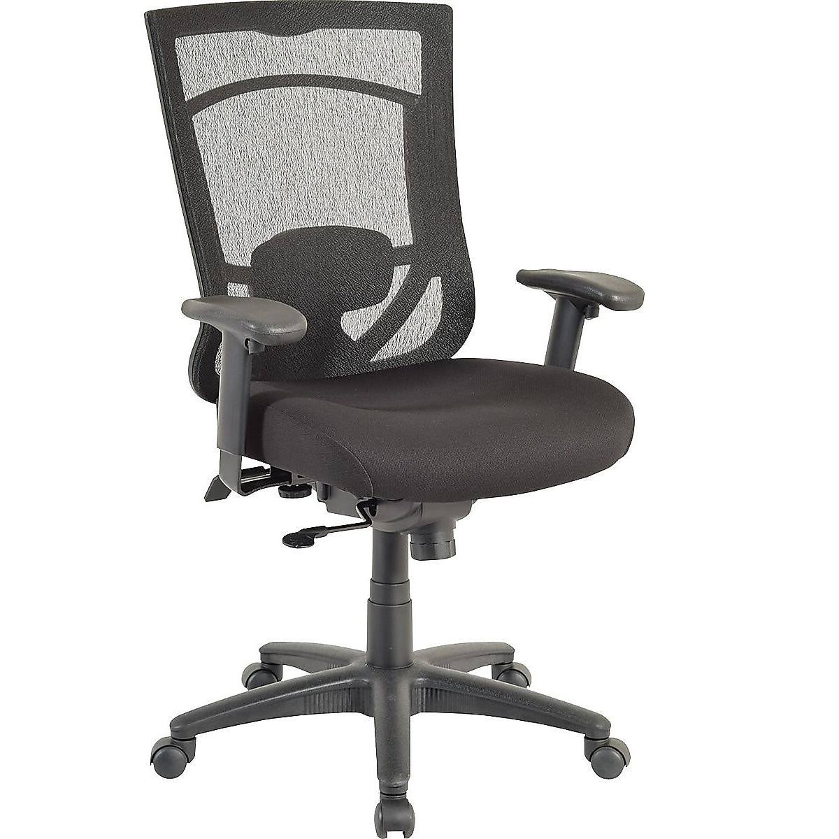 Tempur-Pedic TP7000 Mesh Back Fabric Task Chair, Black