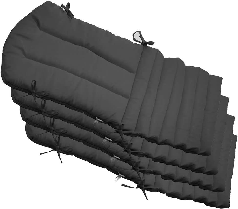 Kunste Indoor Outdoor Furniture Cushions Adironack Chair Cushions Patio Seating Cushions Red Set of 4