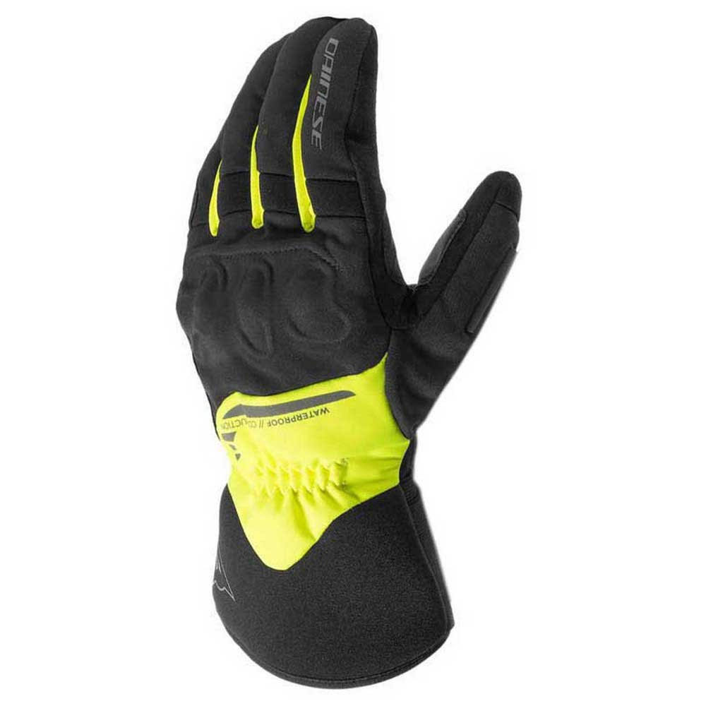 Dainese X-Tourer D-Dry Gloves Black-fluo-yellow S