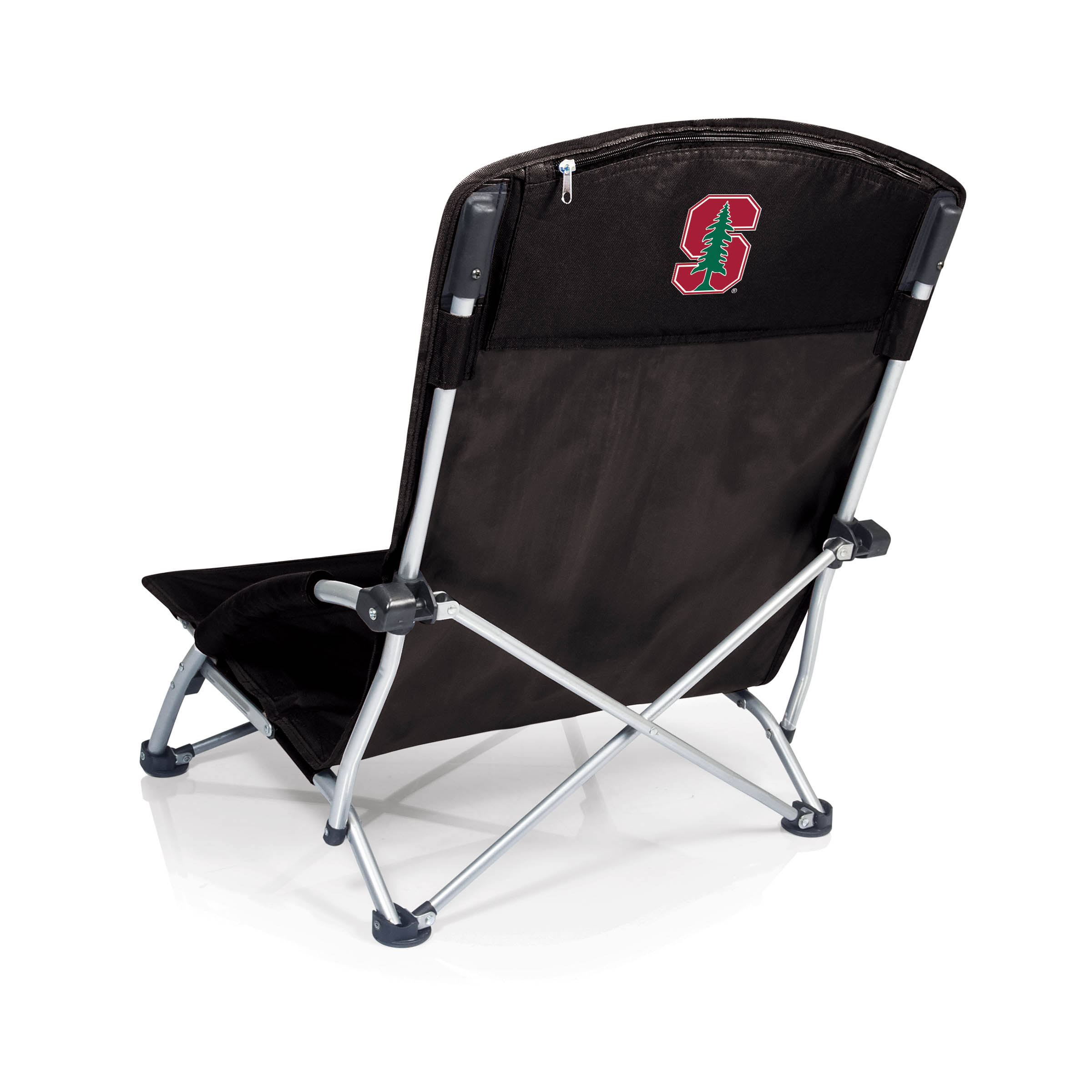 Stanford Cardinal Black Tranquility Beach Chair