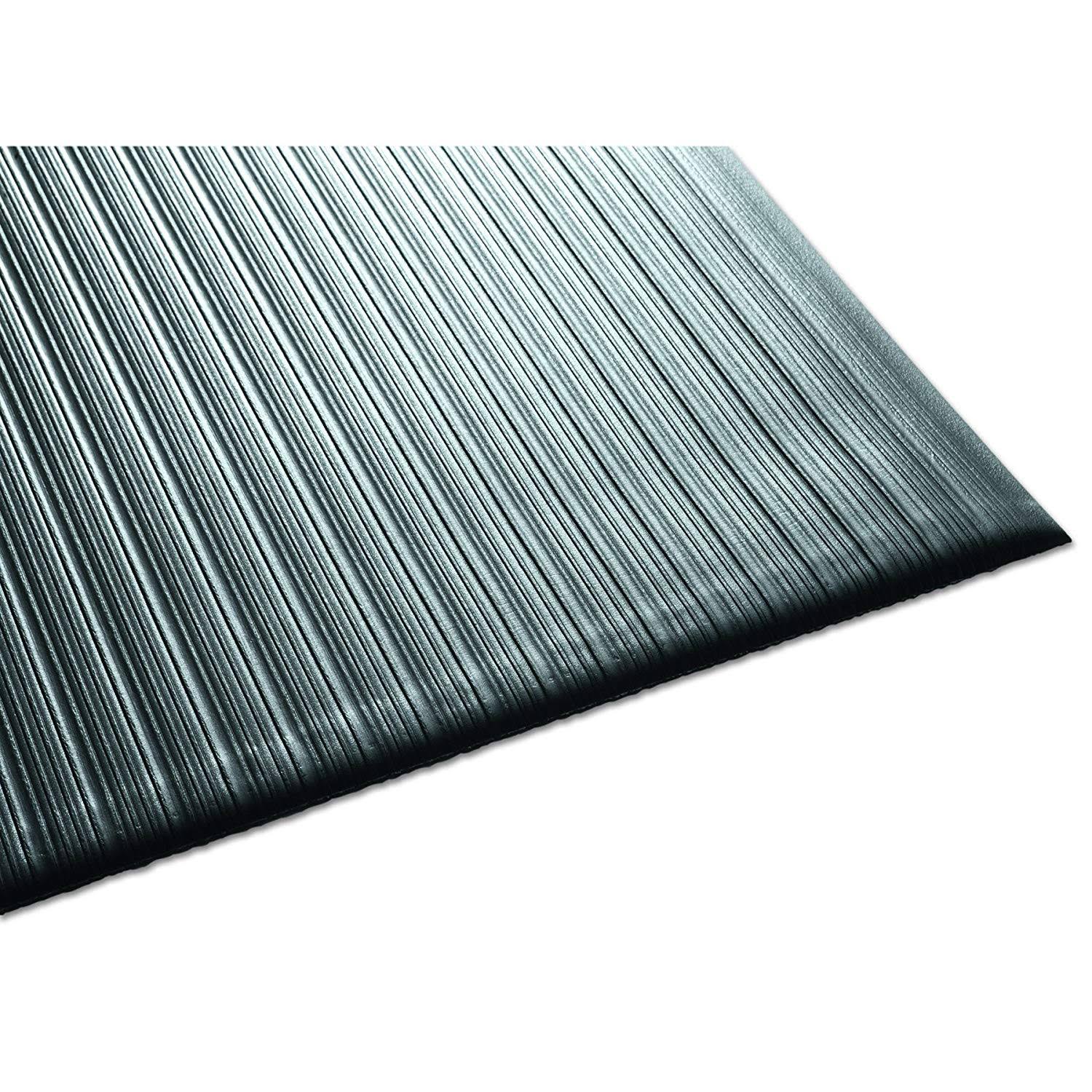 Guardian 24031202 Air Step Anti-Fatigue Floor Mat, Vinyl, 3&x12&, Black, Reduces Fatigue and Discomfort, Can Be Easily Cut to Fi