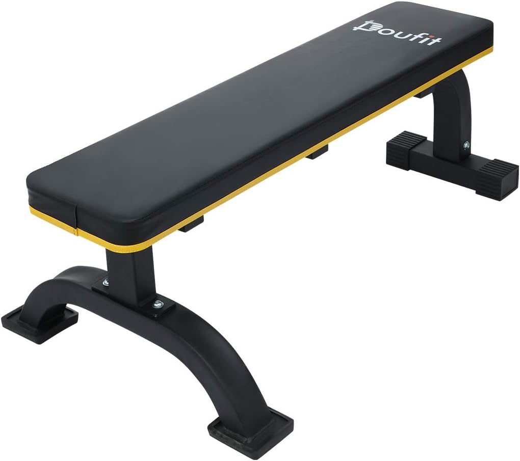 Weight Bench for Home Gym, Doufit Full-Body Workout Bench Press, Indoor Heavy Duty Exercise Bench for Weight Lifting Training Pack of 2