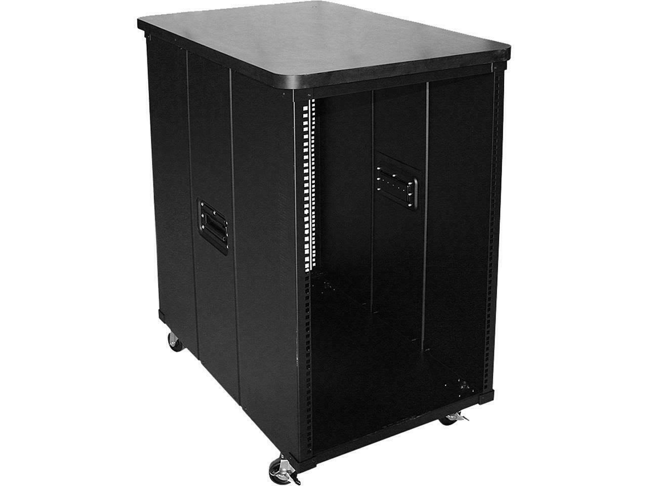 iStarUSA WD-1880-WT 18U 800mm Depth Simple Server Rack with Wood Top