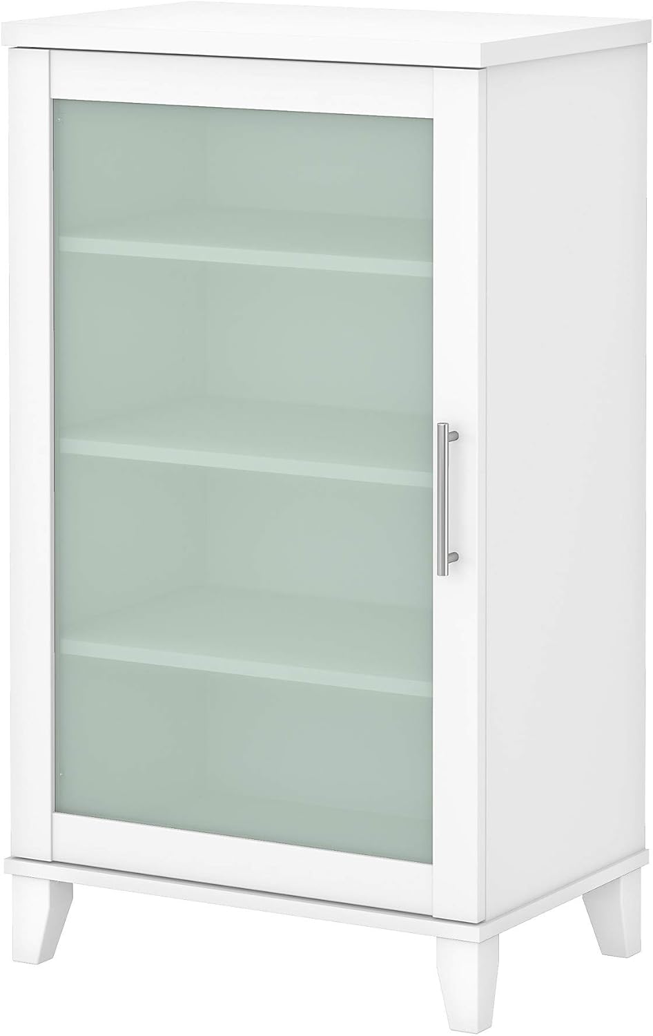 Bush Furniture Somerset Media Accent Cabinet, White