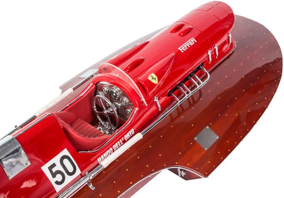 Seacraft Gallery Ferrari Hydroplane Model Speed Boat 19.7