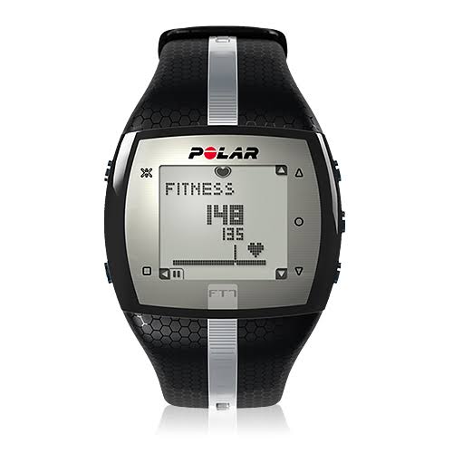 Polar FT7 - Activity Tracker with Heart Rate Monitor Bundle - Black/Silver