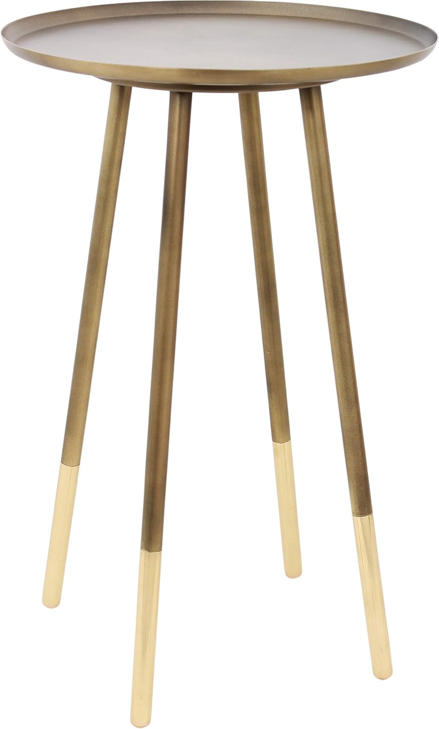 NDD Pawm Accent Table, Small, Metallic