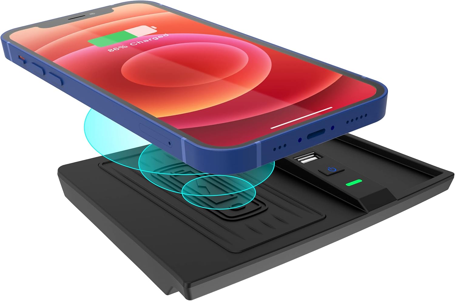 CarQiWireless Wireless Charger for Subaru Forester 2019-2021 2022 Crosstrek 2018-2021 2022 Subaru Impreza 2017-2021 Car Accessories Center Console Organizer for Subaru Forester Crosstrek Impreza