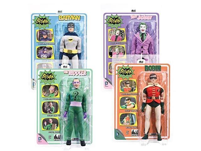 Batman 1966 TV Series Classic TV Series 1 Batman Set of 4 8 inch Action Figures