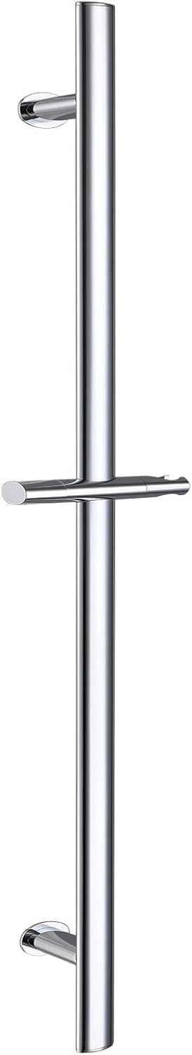 Shower Slide Bar Brass, 27 In. Slide Bar, Adjustable Shower Slidebar for Bathroom, Adjustable Slide Bar for Handheld Shower Pack of 2