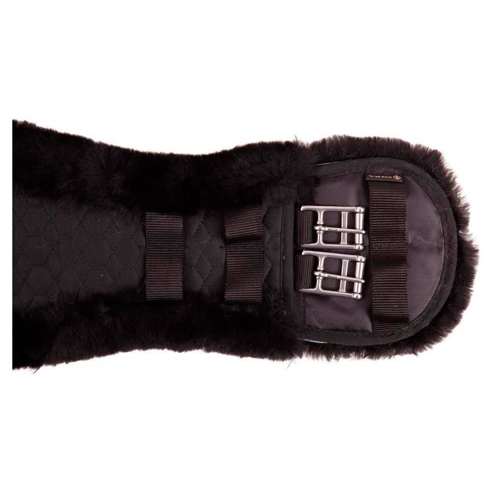 BR Dressage Girth Sheepskin 65 cm Black / Black