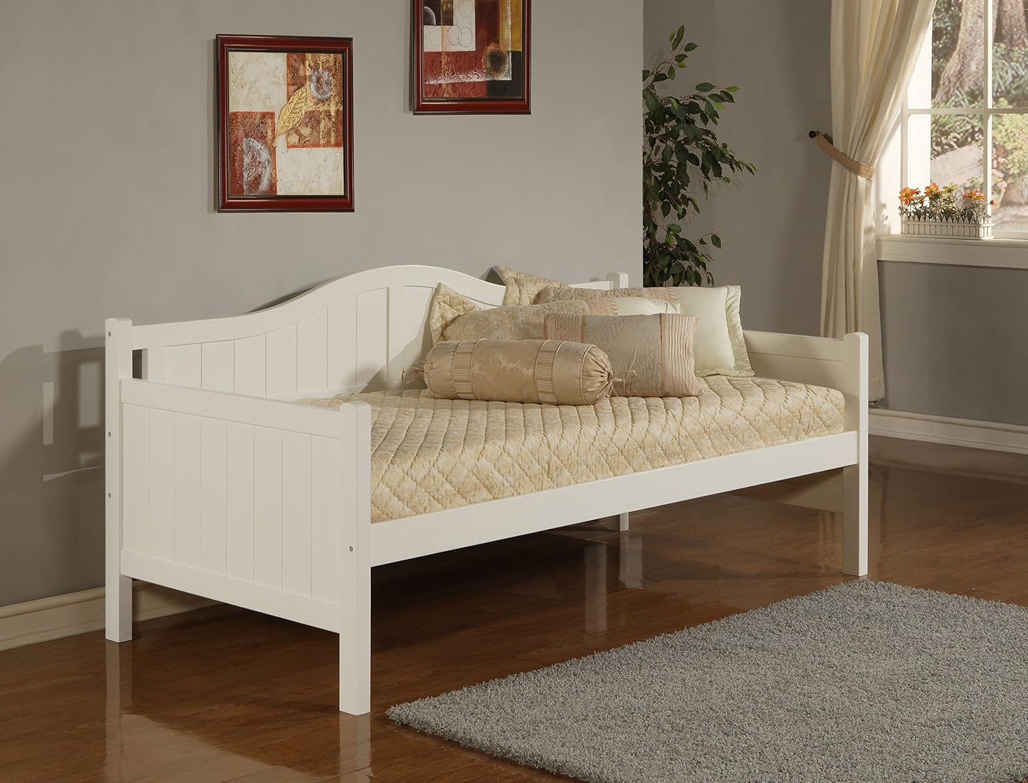 Hillsdale Furniture Hillsdale Staci, White Daybed, Twin,