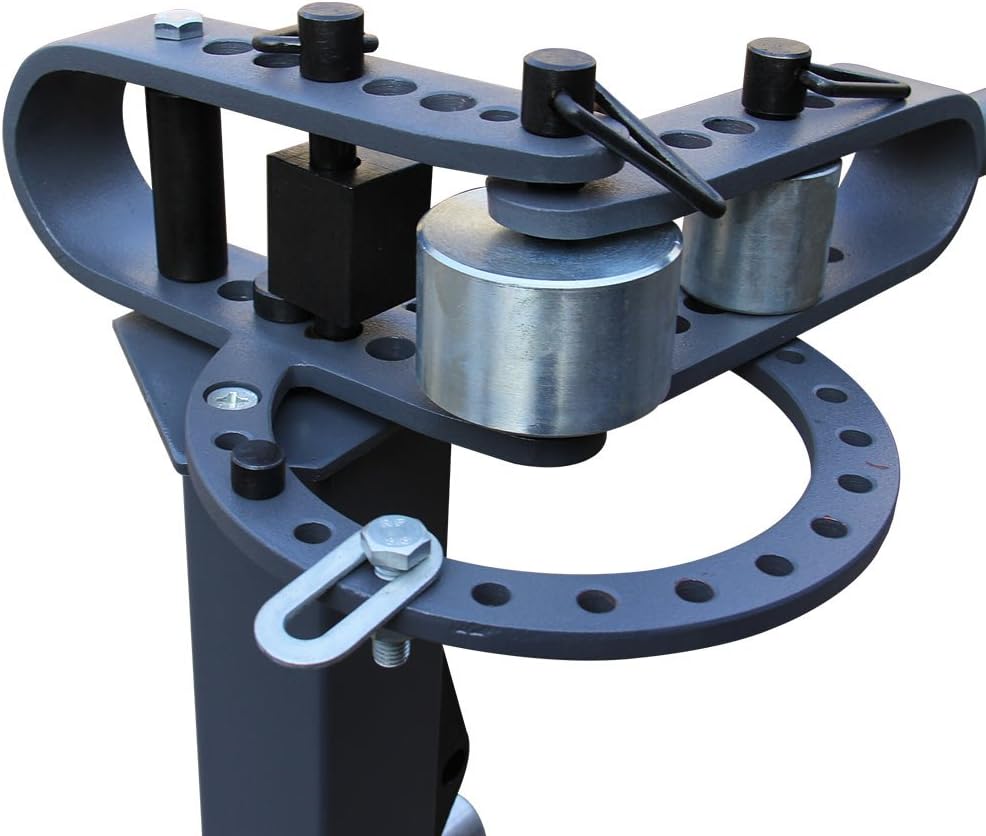 KAKA Industrial YP-38 Floor Type Metal Bender, Sturdy and Versatile Compact Metal Bender with 7 Dies