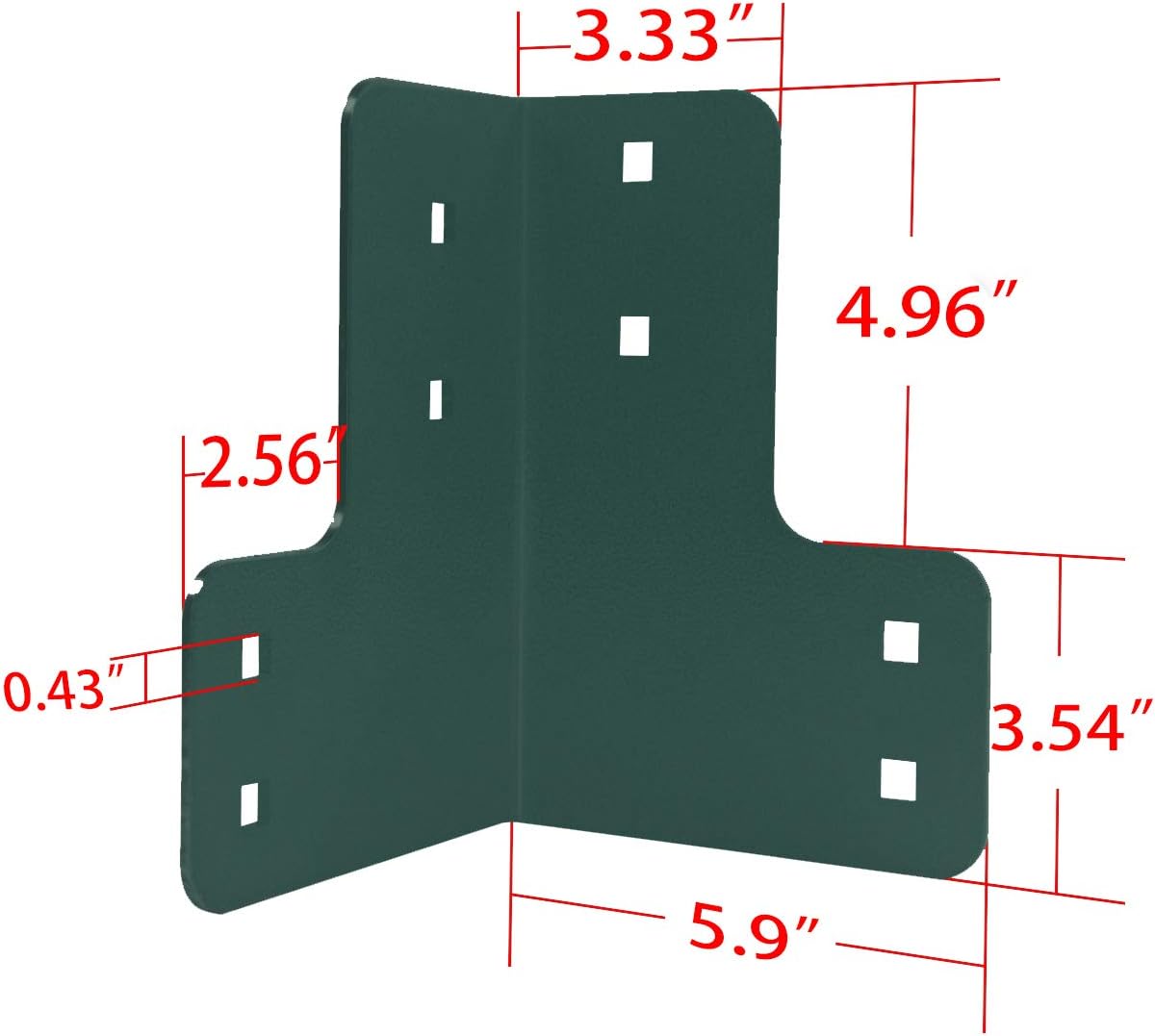 vikofan 8 Pcs Workbench Bracket Kit Sturdy Steel Angle Brackets Multi-Angle Joint Fastener Shelf Fit for Desk Edge & Box & Wood Beam with Screws