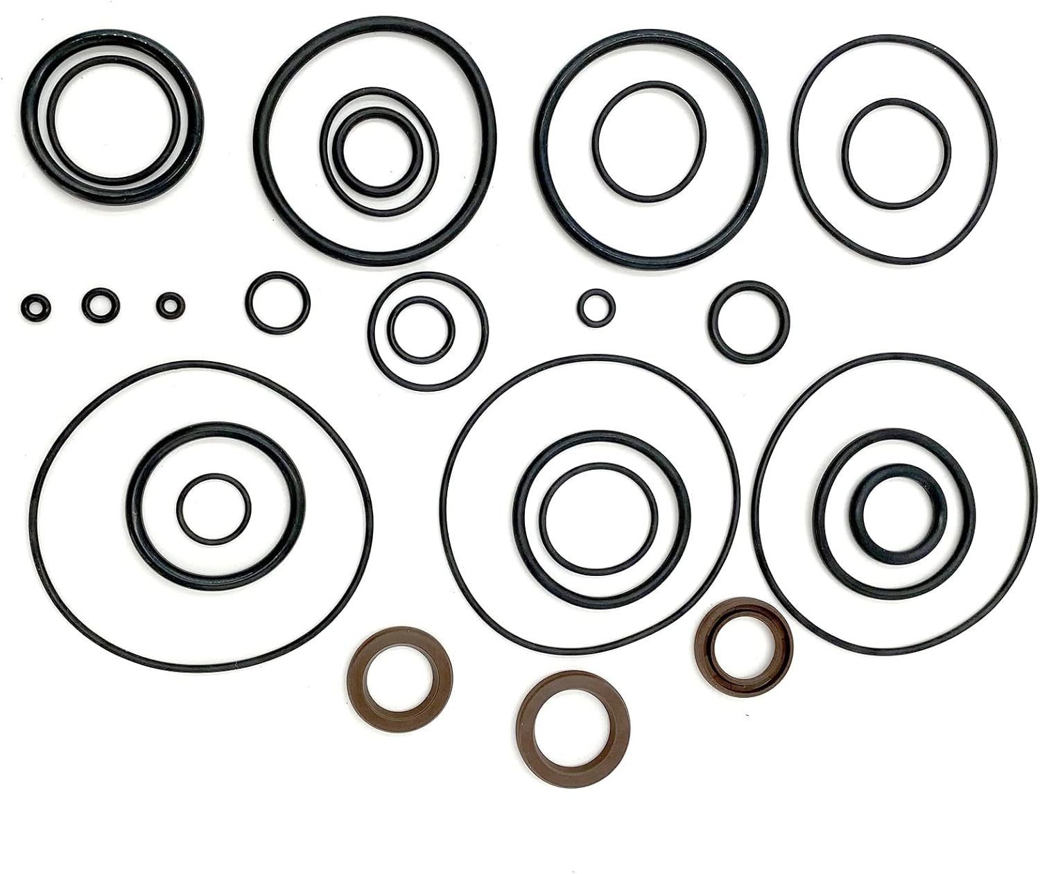 A set of Rebuild Kit Trim Tilt Seal Kit Compatible with Mercury135-140-150-175-200-225-200-250 811612a Pack of 2