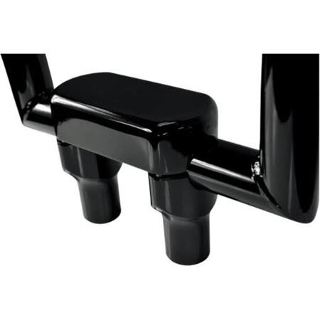 La Choppers La-7446-03b Hefty Handlebar Riser/Top Clamp Kit - 3in. Tall - Black
