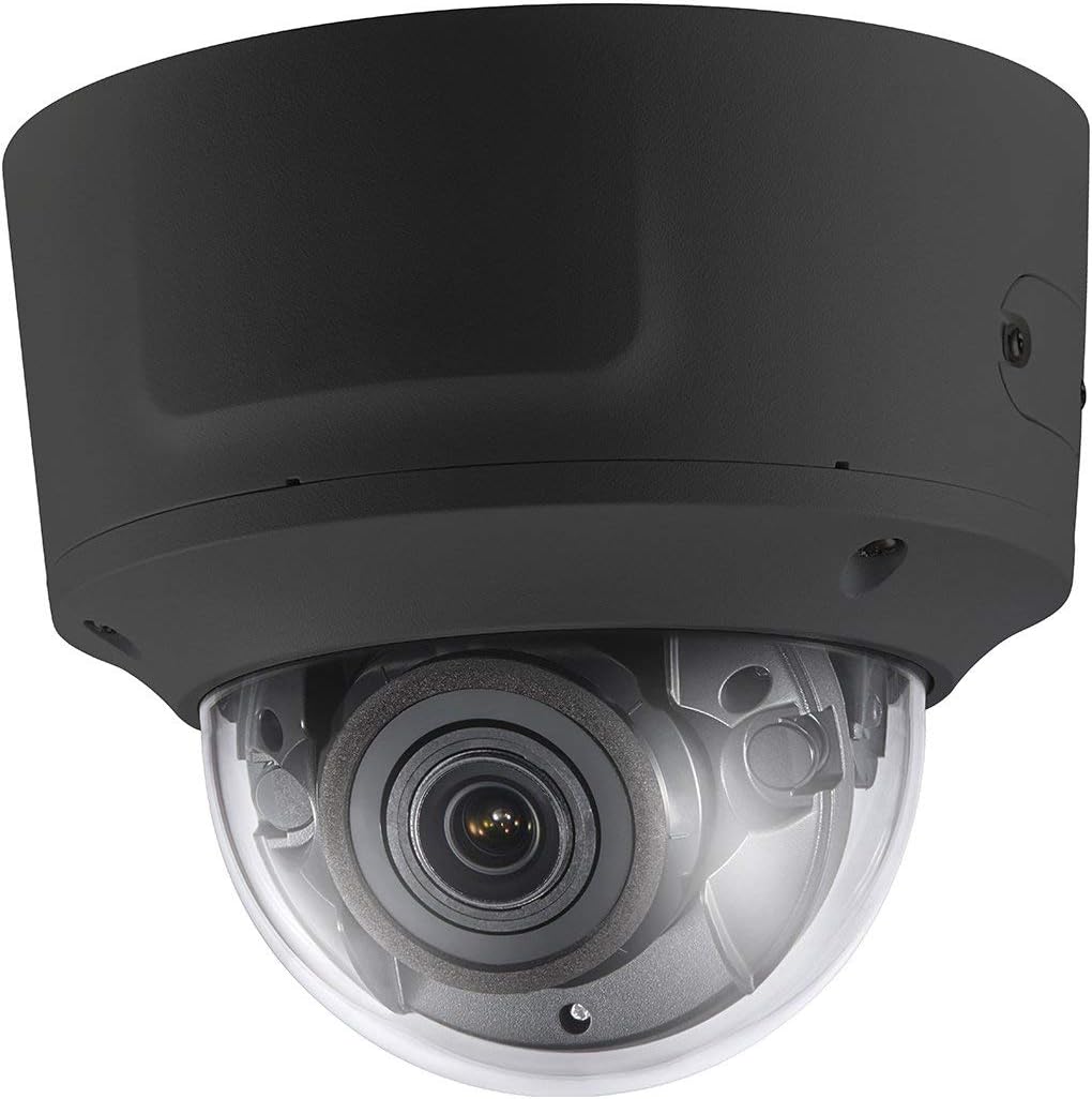 4MP PoE Security IP Camera - Black Case Varifocal Dome Indoor and Outdoor Motorzied Lens 2.8-12mm IR Night Vision Compatible with Hikvision Performance Series DS-2CD2745FWD-IZS