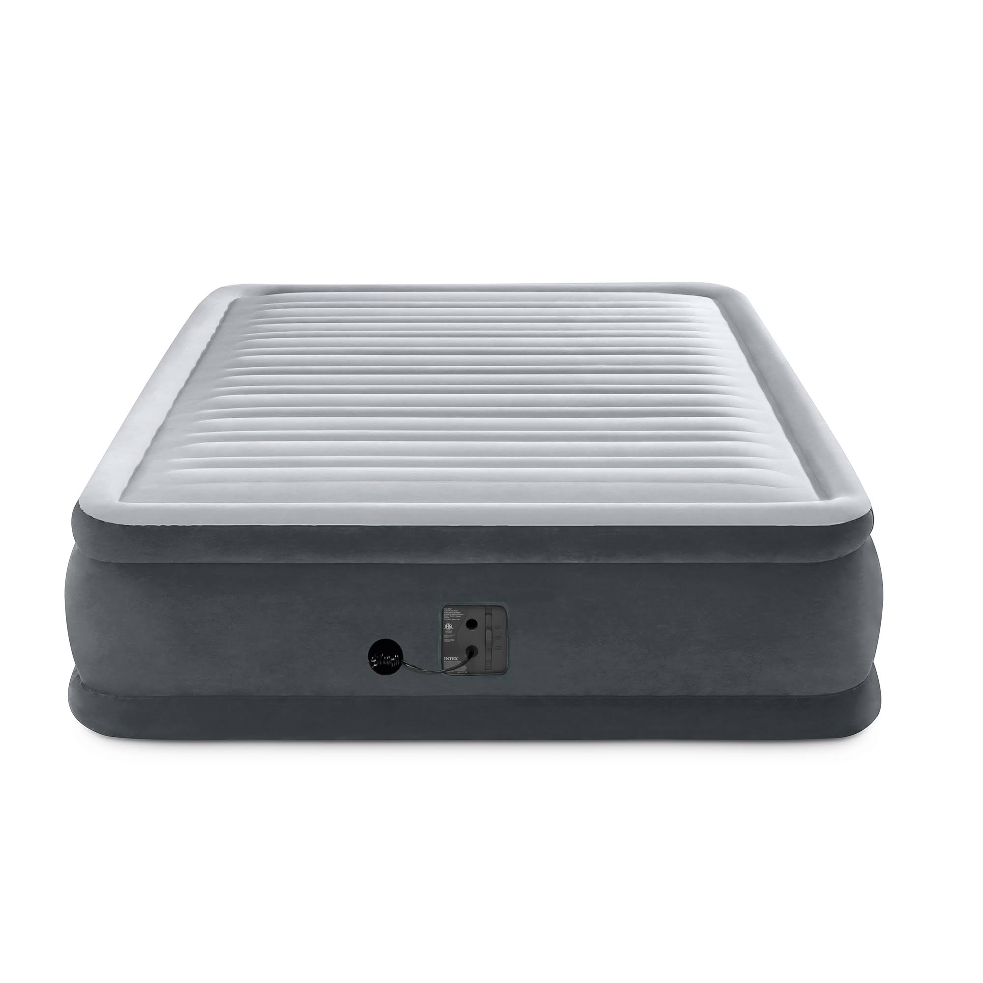 Intex Dura Beam Plus Series Elevated Mattress Airbed with Pump, Queen (2 Pack)