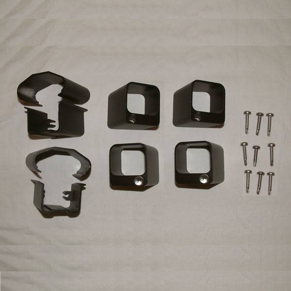 Series 125 22-1/2 Degree Bracket Kit in Gloss Wicker