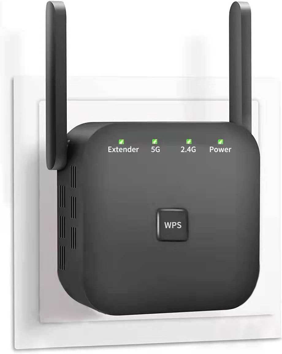 2022 Newest WiFi Extender, WiFi Repeater, WiFi Booster, Covers Up to 3000 Sq.ft and 30 Devices, Internet Booster - with Ethernet Port, Quick Setup, Home Wireless Signal Booster Pack of 2