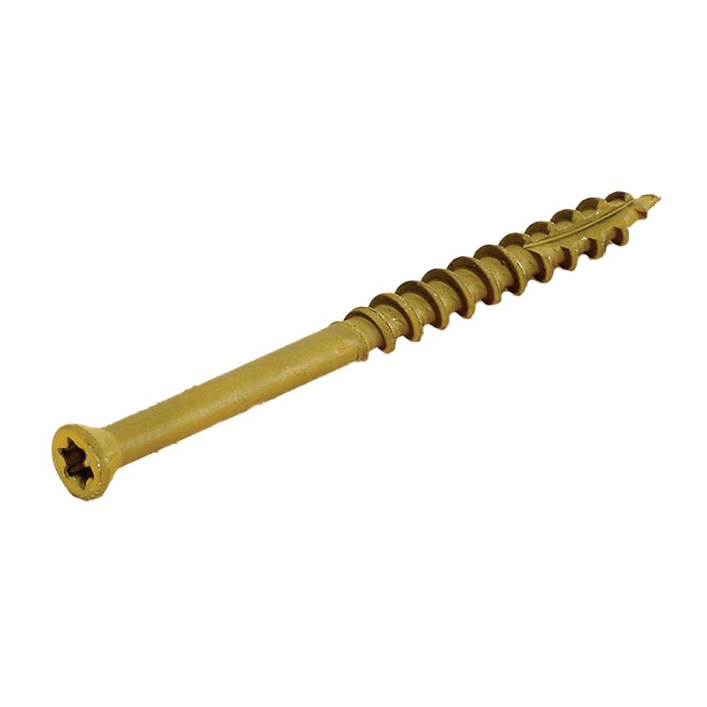 Yellawood #10 x 6 in. Star Flat Head Outdoor Deck Screw (500 Pack)