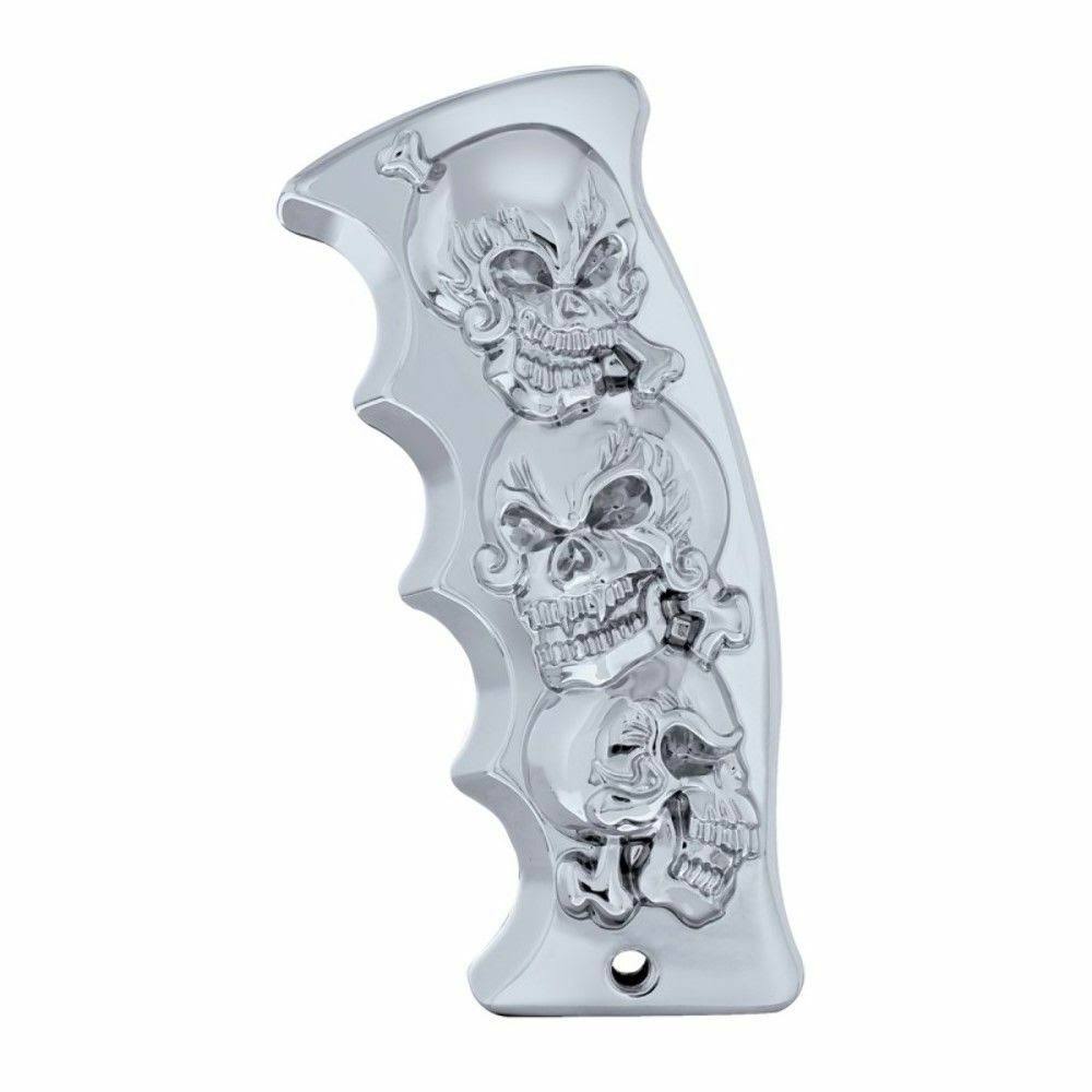 United Pacific 70646 - Chrome Skulls Pistol Grip Shift Knob