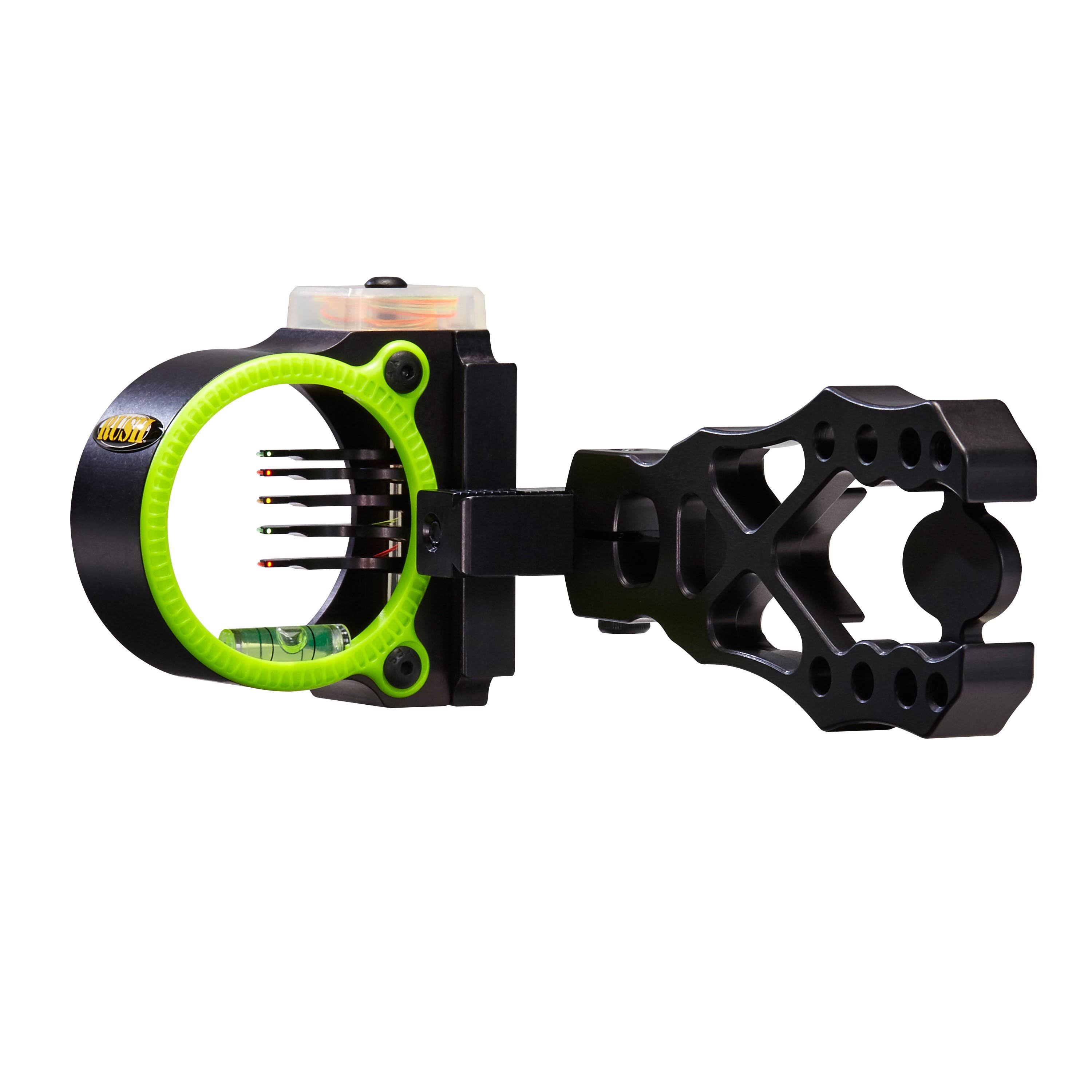 Black Gold Rush Sight Black 5 Pin .019 LH