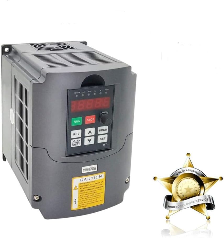 Huanyang VFD,Single to 3 Phase,Variable Frequency Drive,1.5kW 2HP 110V/120V Input AC 13A for Motor Speed Control ,HY Series