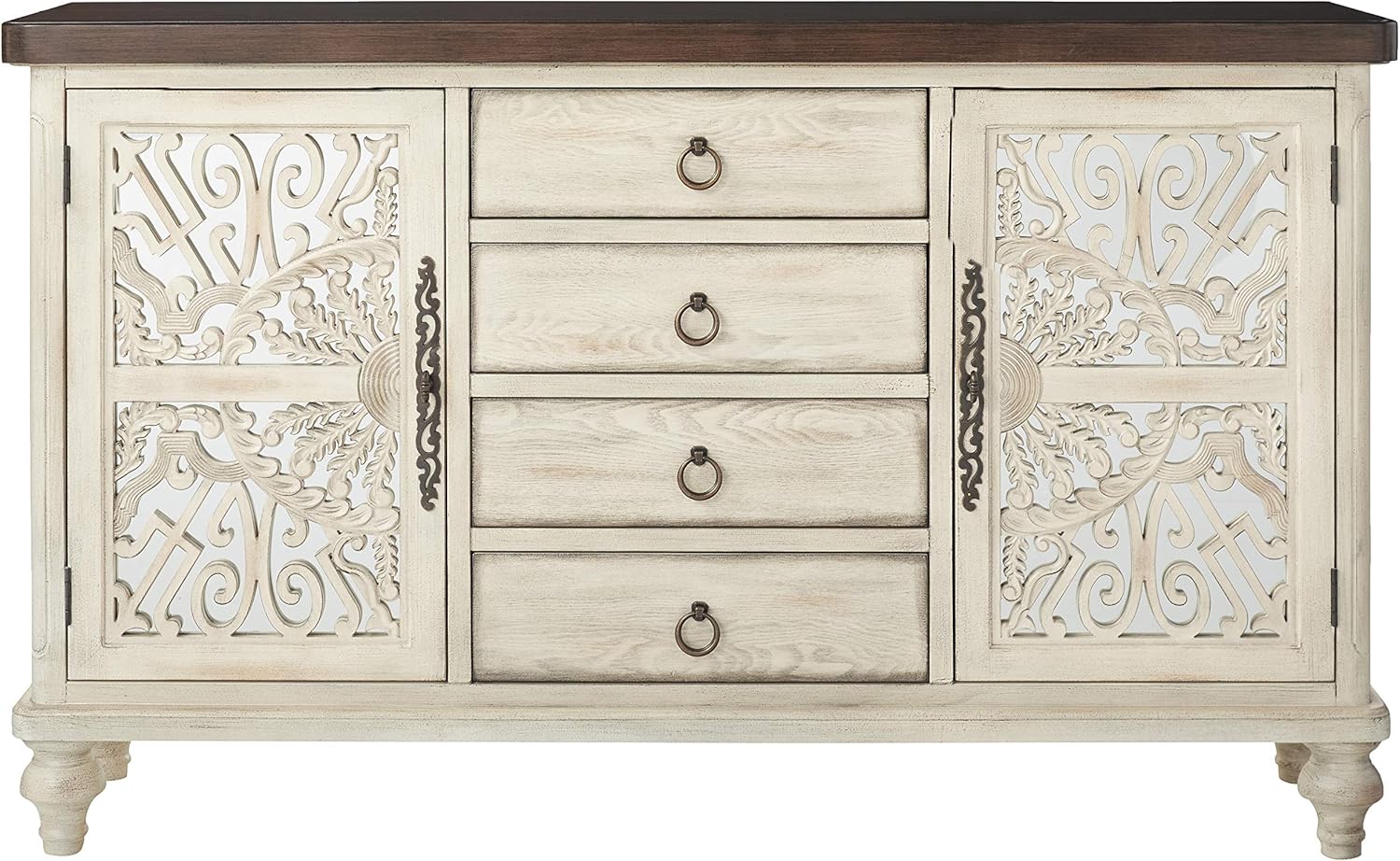 ACME FURNITURE Vermont Antique White Console Table