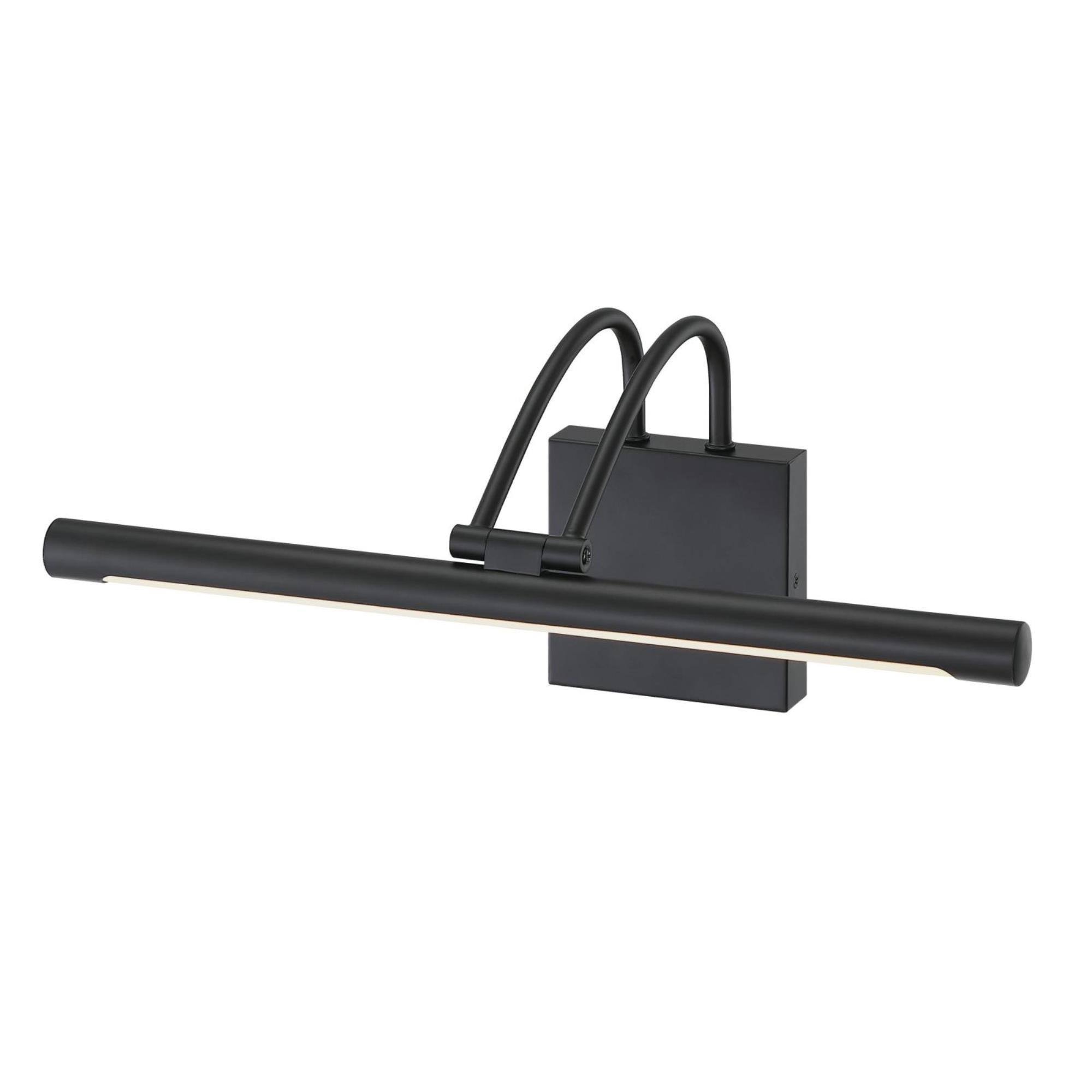 Westinghouse Lighting 7501600 17 inch, 15 Watt Hardwire Adjustable Dimmable LED Picture Light, Matte Black Finish, 3000K