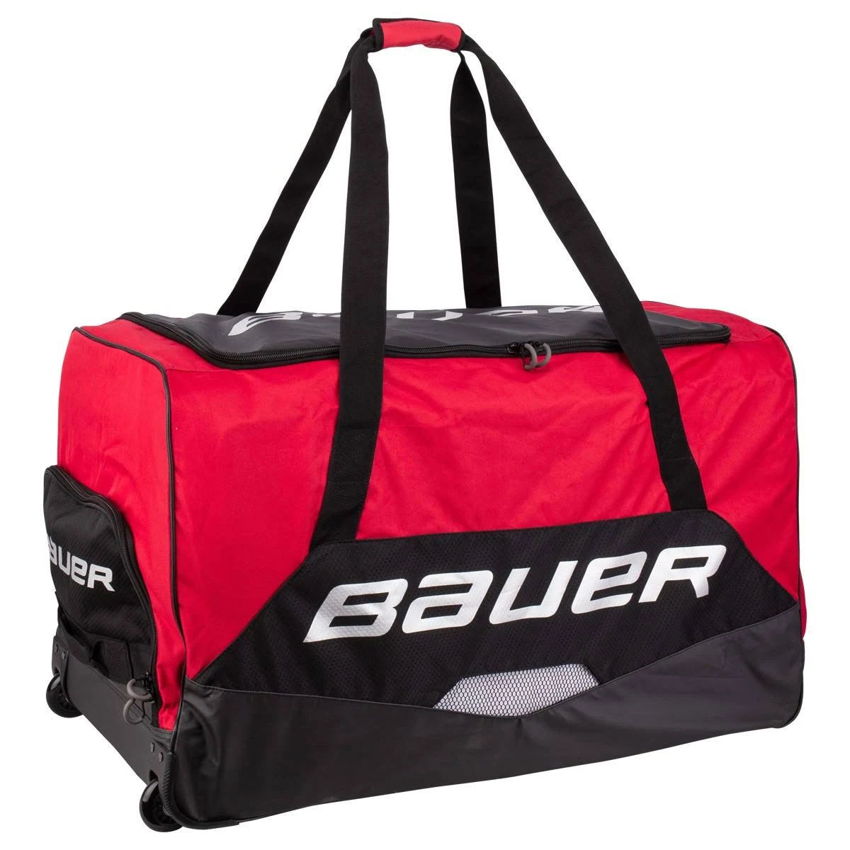 Bauer S19 Premium Wheel Bag - Junior - Black/Red