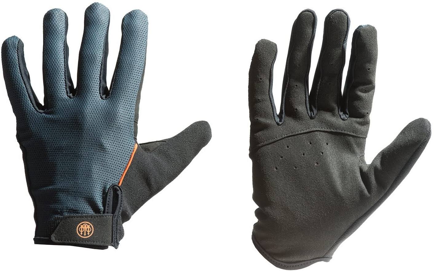 Beretta Mesh Shooting Gloves - Large Black/Blue w/Logo