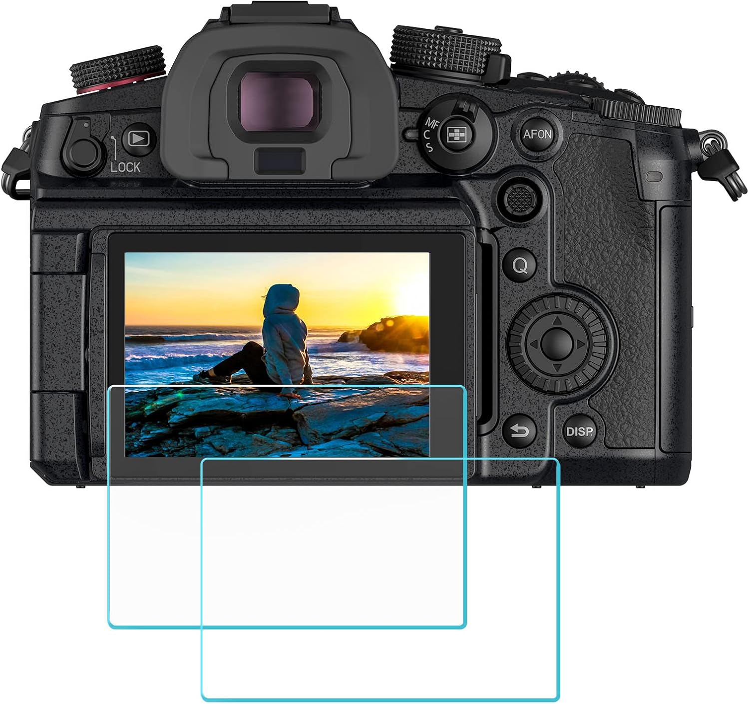 SmallRig GH6 Screen Protector, Anti-Scratch Anti-Fingerprint Anti-Bubble Anti-Dust, Hardness Tempered Glass Full Coverage Screen Guard for Panasoninc Lumix GH6 [2 Pack] - 3461