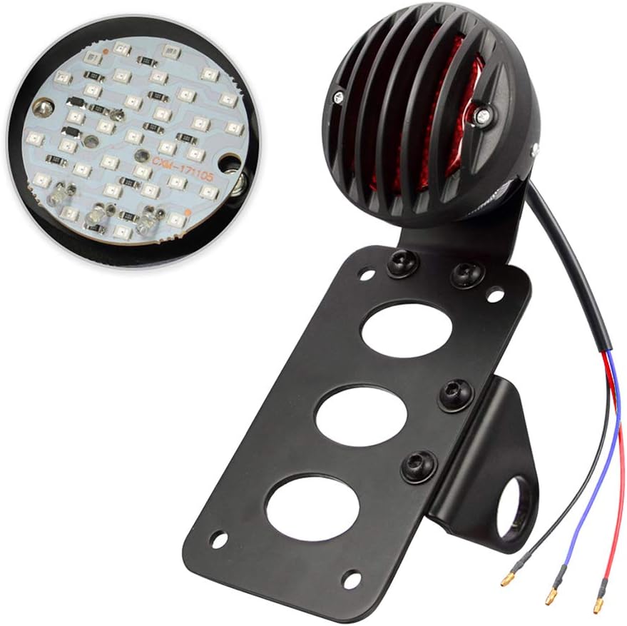 Amazicha Motorcycle Tail Light LED Brake Light Rear Light 1