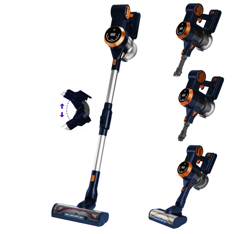 EV-6803 25Kpa Brushless Motor Stick Cordless Vacuum Cleaner with LED Smart Induction auto-adjustment - Ajnaraintegrity