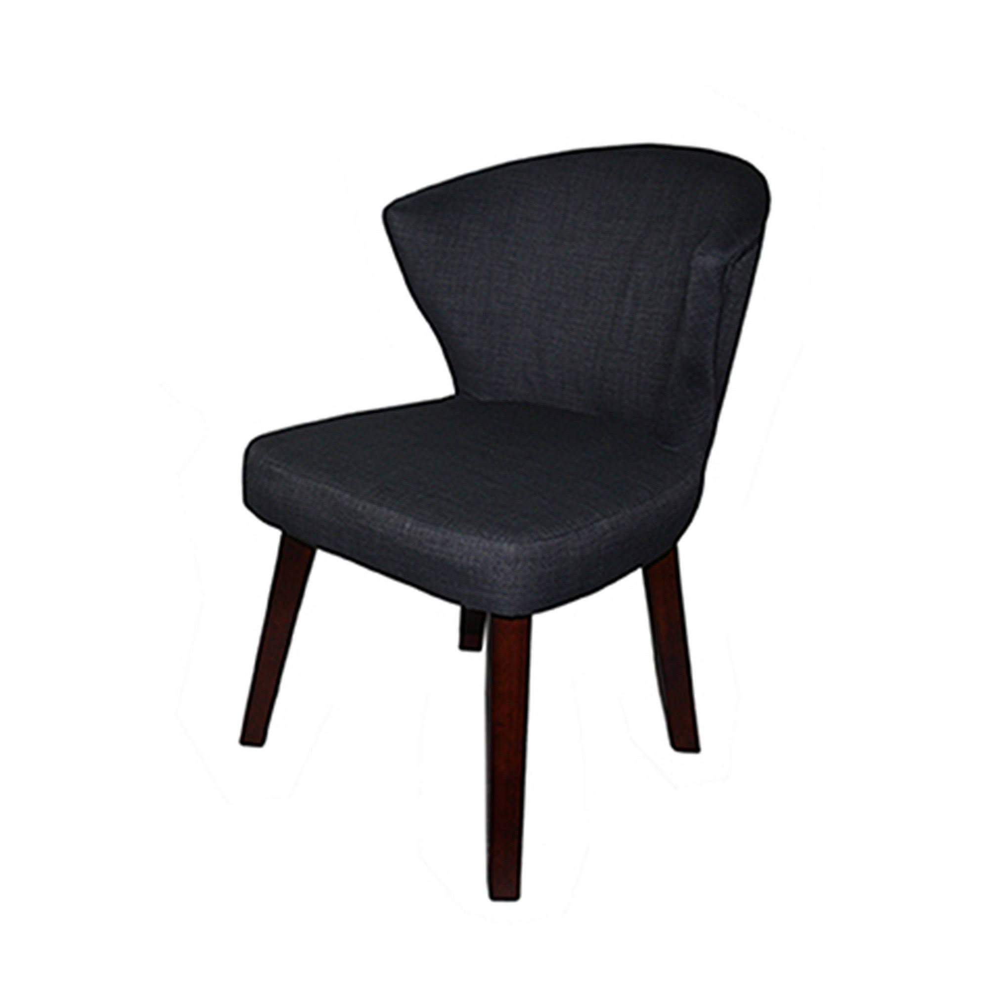 Ore International 31x22H Concave Gray Accent Chair