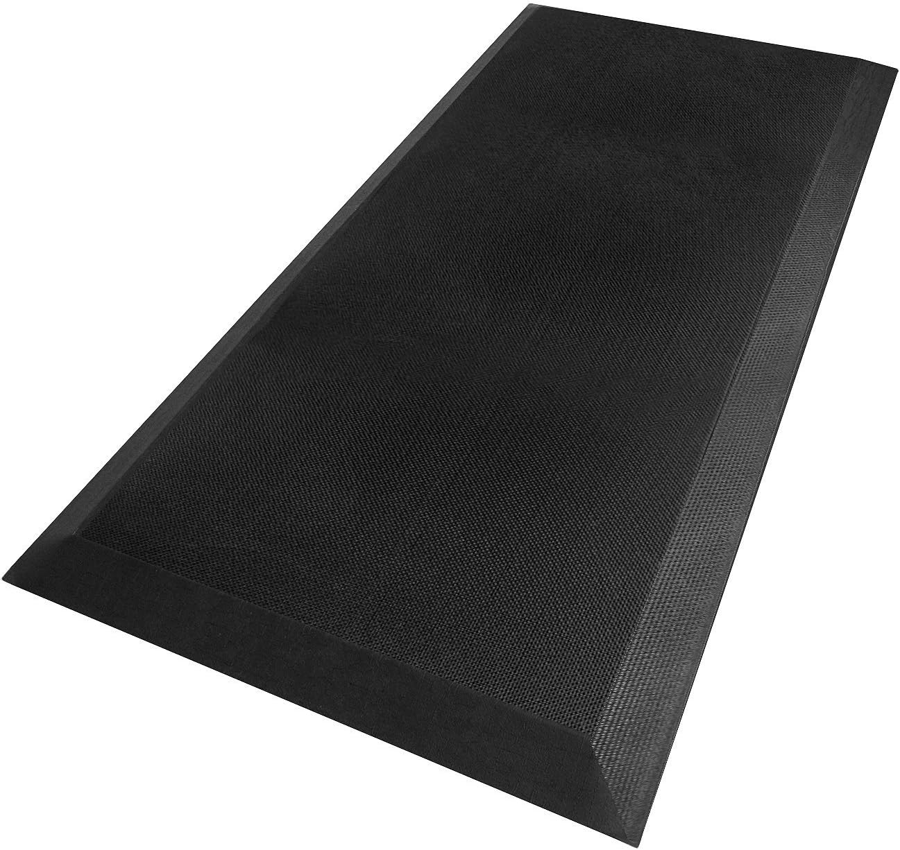 Sorbus Anti Fatigue Mat - Comfort Standing Mat Kitchen Rug - Perfect for Kitchen and Standing Office Desk (24 in x 18 in, Black)