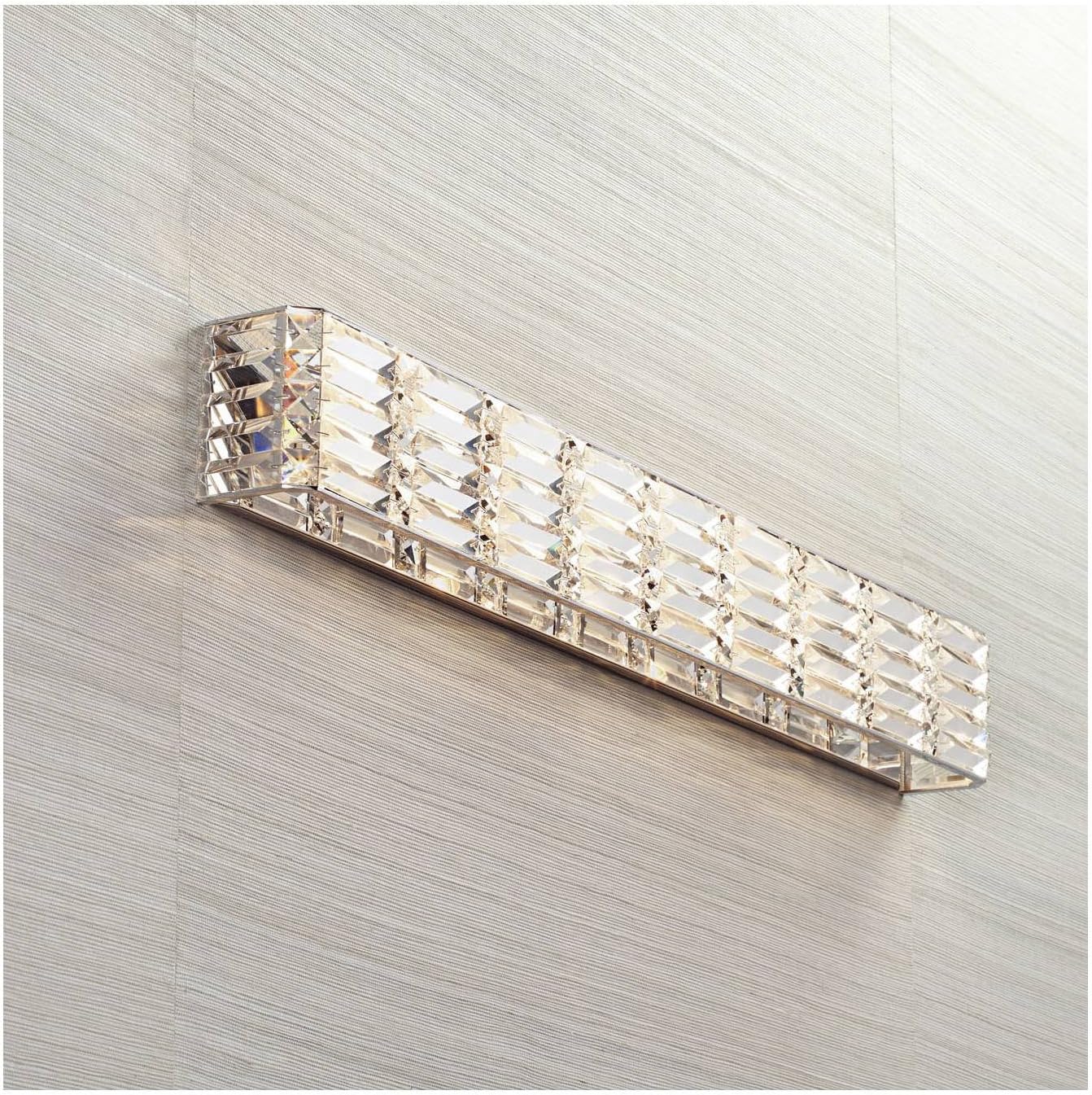 Vivienne Modern Wall Light Chrome Hardwired 24 1/2