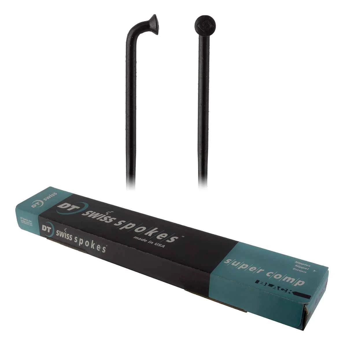 DT Swiss Super Comp Black Spokes - 266 mm (Black)