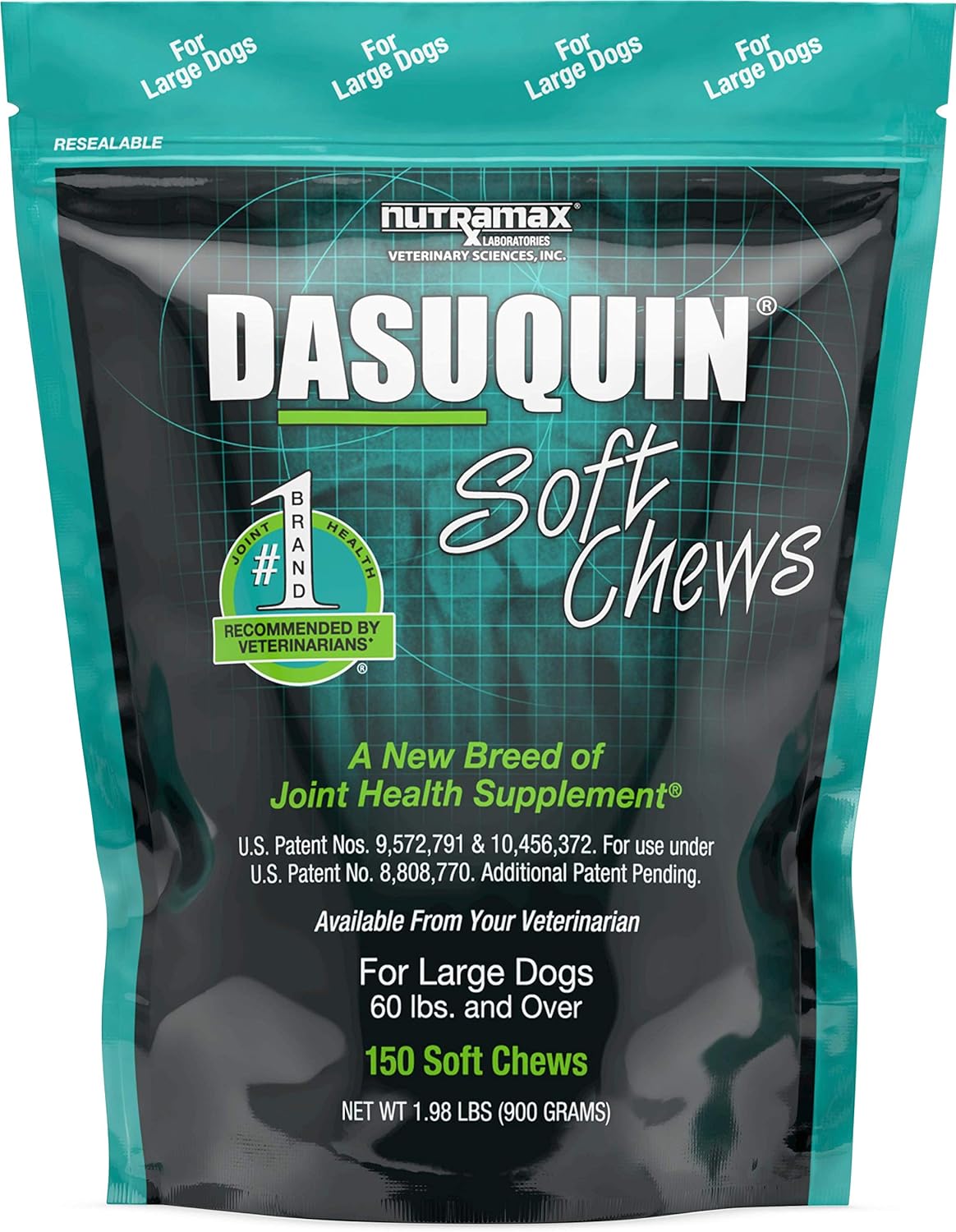 Nutramax Dasuquin Soft Chews, Large Dog, 150 Count Pack of 2