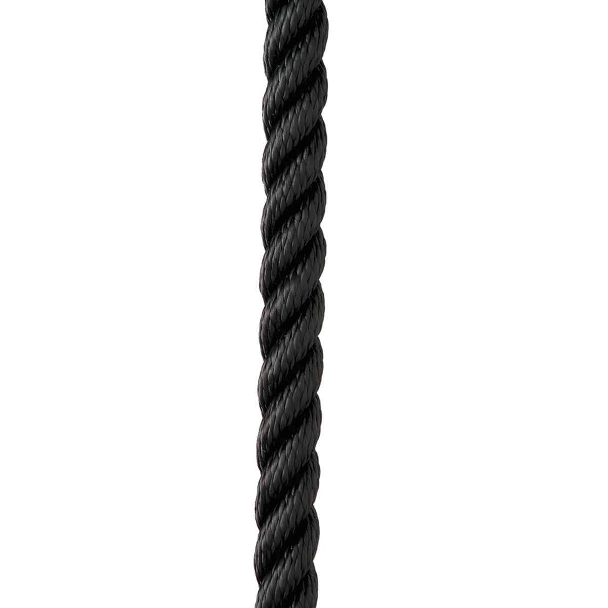 New England Ropes 5/8x22 x 35& Premium Nylon 3 Strand Dock Line - Black