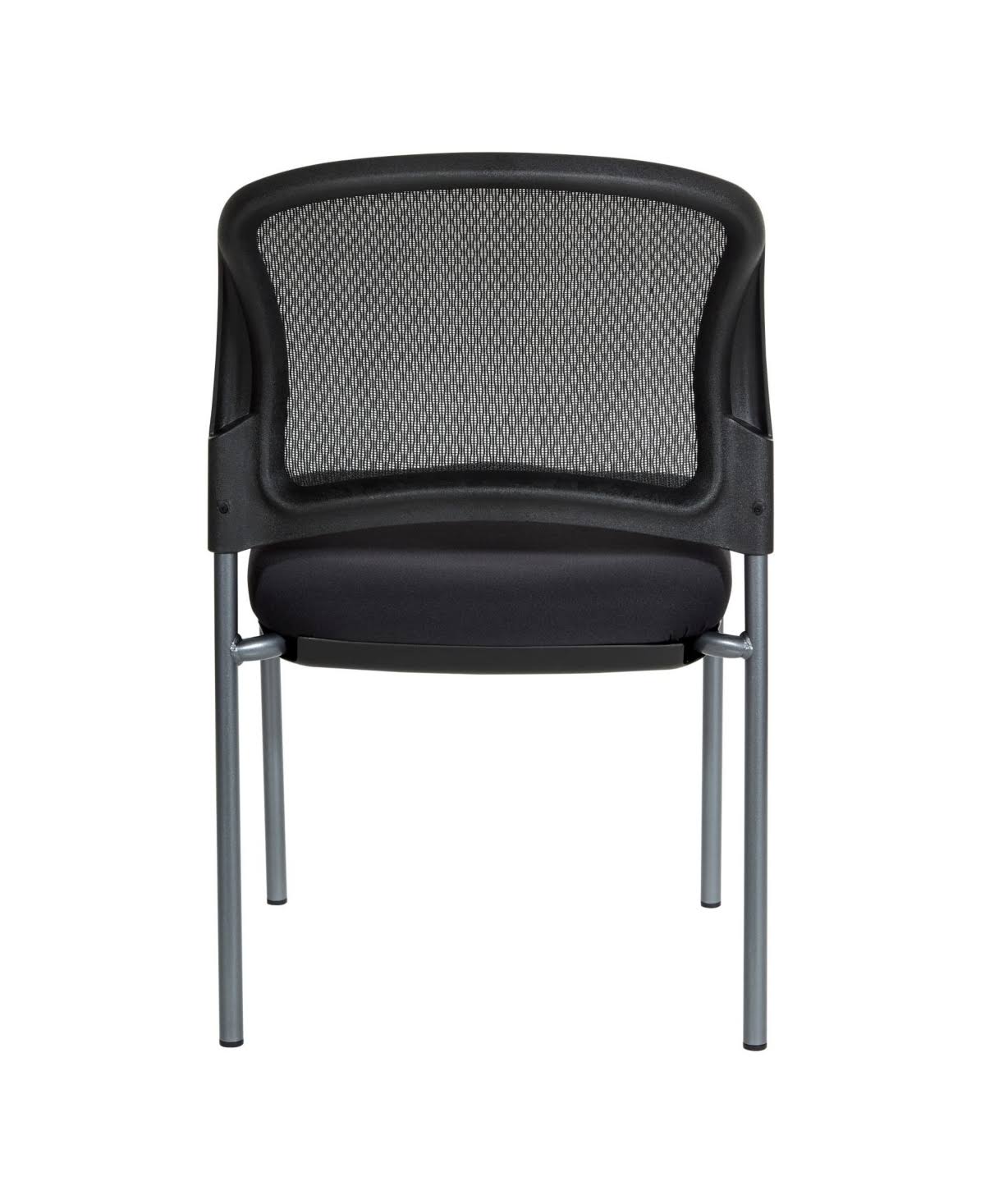 OSP Home Furnishings Visitors Office Chair with ProGrid Back - Black