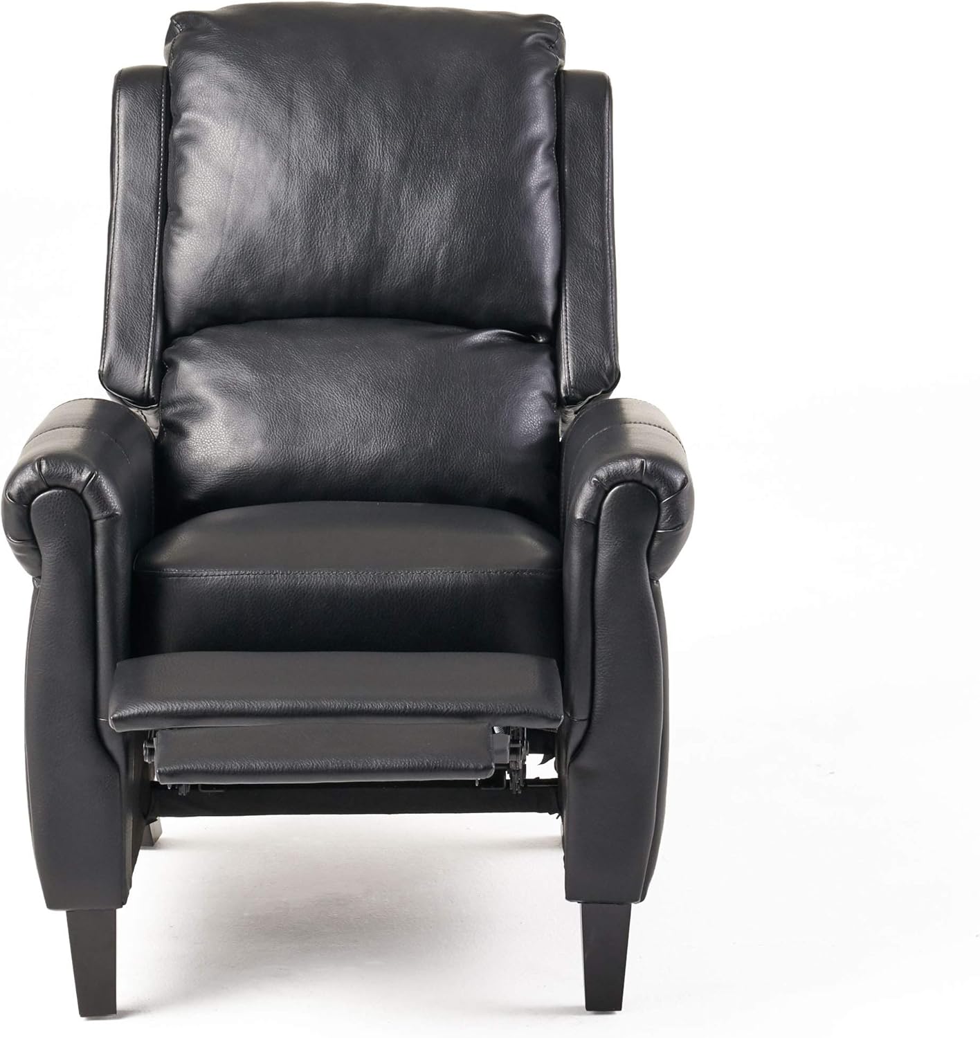 Great Deal Furniture Lloyd Black Leather Recliner Club Chair