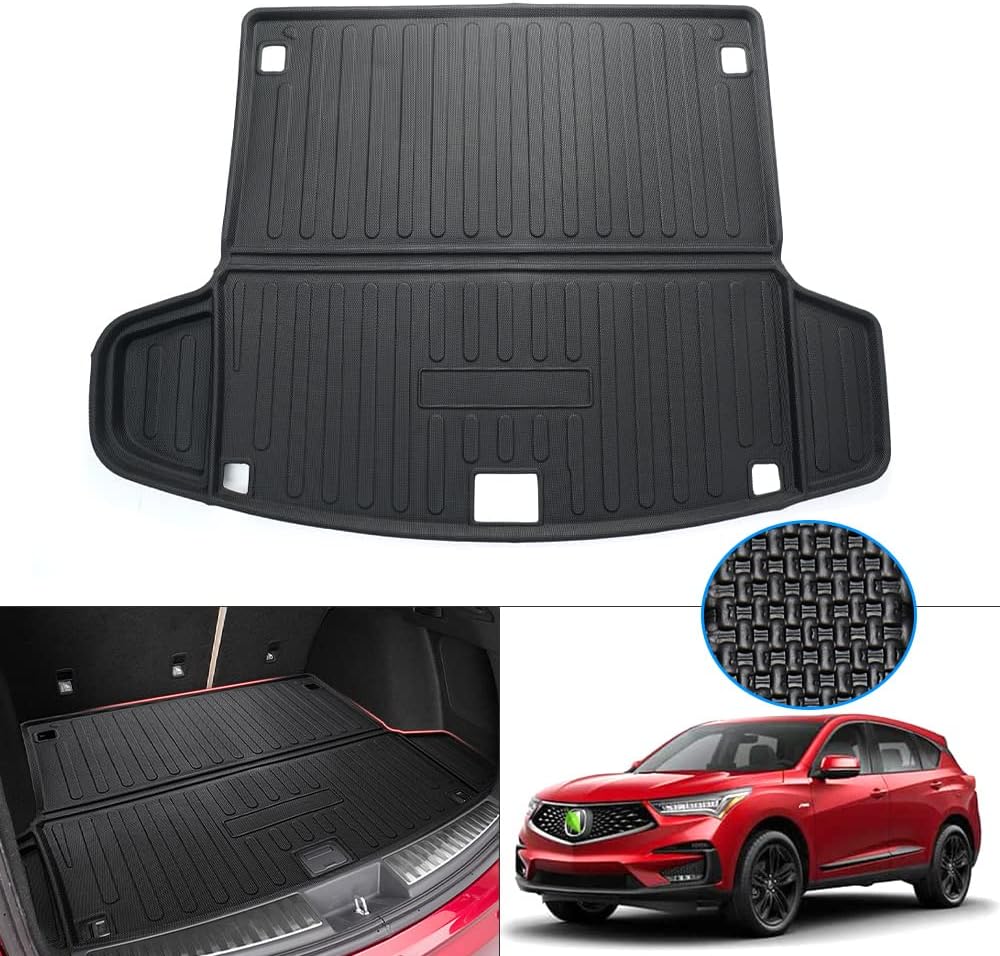 Mixsuper Custom Fit for Cargo Liner Acura RDX 2022 2021 2020 2019 Trunk Liner All Weather Durable Rear Anti-Slip Trunk Cargo Floor Mat