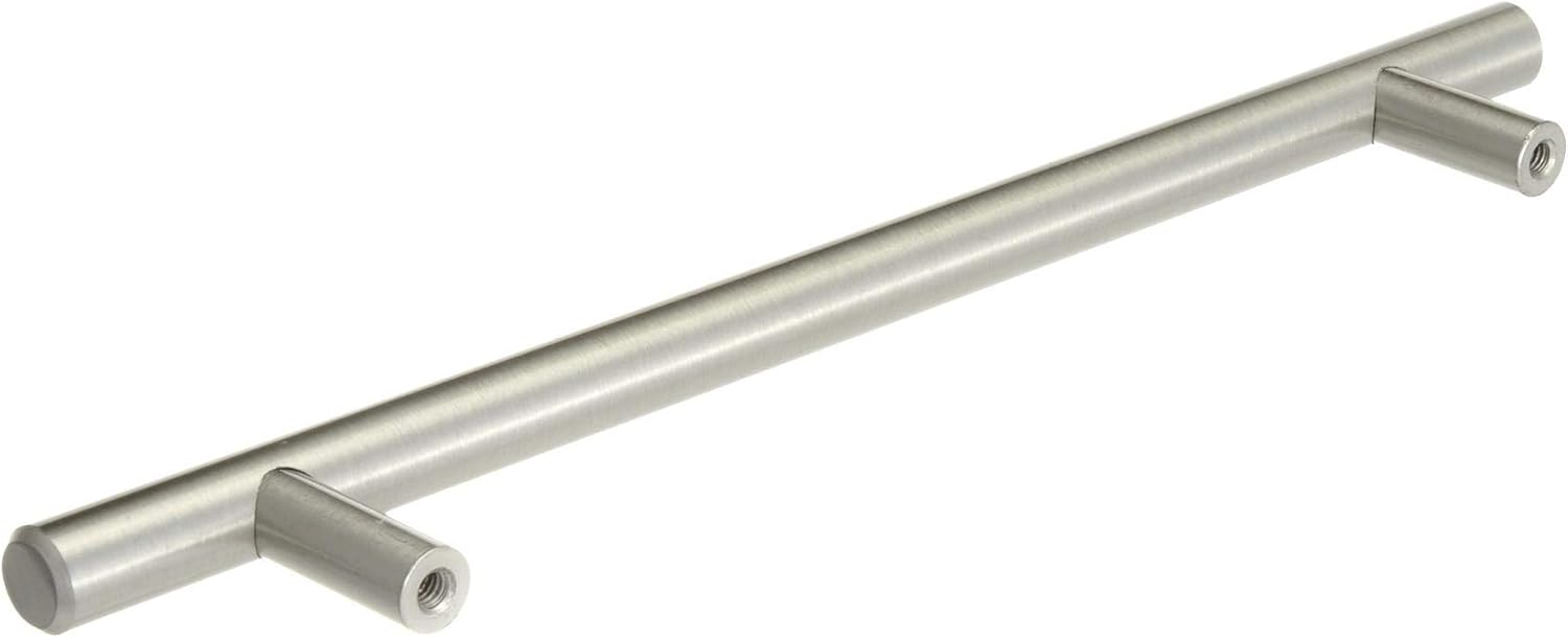 Amerock Bar Pulls Cabinet Pull | 7 in (178 mm) Center-to-Center | Satin Nickel | 10 Pack Pack of 2