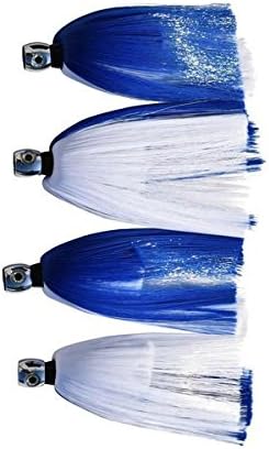 EAT MY TACKLE 4 Ilander Style Blue and White Fishing Lures